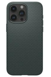 Чохол-накладка Spigen для Apple iPhone 15 Pro Max Liquid Air Abyss Green (ACS06564)