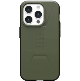 Чохол-накладка UAG Civilian Case with MagSafe для Apple iPhone 15 Pro Olive Drab (114275117272)