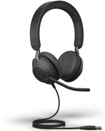 Накладні навушники Jabra Evolve2 40 SE MS Stereo Black (24189-999-999)