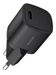 Адаптер живлення для телефона Proove Silicone Power 20W (Type-C) Black