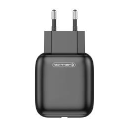 Адаптер живлення для телефона Jellico C32 1USB QC3.0 Black