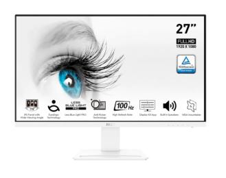 Монітор MSI Pro MP273AW White