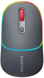 Мишка Canyon MW-22 Dual Band RGB Wireless Dark Gray (CNS-CMSW22DG)
