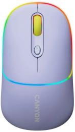 Мишка Canyon MW-22 Dual Band RGB Wireless Mountain Lavender (CNS-CMSW22ML)