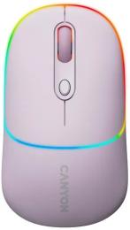 Мишка Canyon MW-22 Dual Band RGB Wireless Pearl Rose (CNS-CMSW22PR)