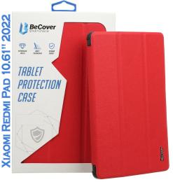 Чохол-книжка для планшета BeCover Smart Case для Xiaomi Redmi Pad 10.61 2022 Red (708728)