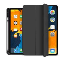 Чохол-книжка для планшета BeCover Tri Fold Soft TPU з кріпленням Apple Pencil для Apple iPad 10.9 2022/iPad Air 11 2024 Black (708459)