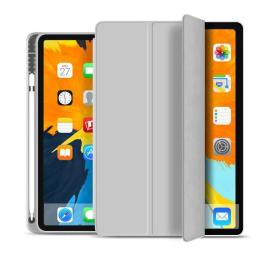 Чохол-книжка для планшета BeCover Tri Fold Soft TPU з кріпленням Apple Pencil для Apple iPad 10.9 2022 Gray (708461)