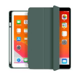 Чохол-книжка для планшета BeCover Tri Fold Soft TPU з кріпленням Apple Pencil Apple iPad 10.2 2019/2020/2021 Dark Green (706743)