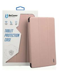 Чохол-книжка для планшета BeCover Tri Fold Soft TPU з кріпленням Apple Pencil Apple iPad 10.2 2019/2020/2021 Pink (706745)