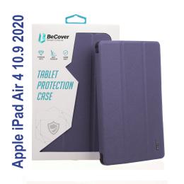 Чохол-книжка для планшета BeCover Tri Fold Soft TPU для Apple iPad Air 4 10.9 2020/2021 Purple з кріпленням Apple Pencil (706751)