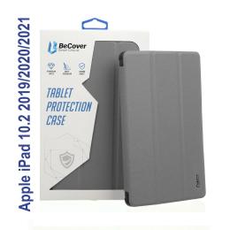 Чохол-книжка для планшета BeCover Tri Fold Soft TPU Silicone Apple iPad 10.2 2019/2020/2021 Gray (706885)