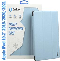 Чохол-книжка для планшета BeCover Tri Fold Soft TPU Silicone для Apple iPad 10.2 2019/2020/2021 Light Blue (708515)
