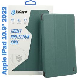 Чохол-книжка для планшета BeCover Tri Fold Soft TPU Silicone для Apple iPad 10th 2022/2024 10.9/iPad 2025 Dark Green (708519)