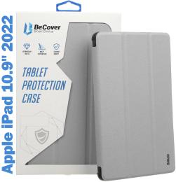 Чохол-книжка для планшета BeCover Tri Fold Soft TPU Silicone для Apple iPad 10th 2022/2024 10.9/iPad 2025 Gray (708521)