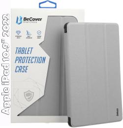 Чохол-книжка для планшета BeCover Soft Edge для Apple iPad 10th 2022/2024 10.9/iPad 2025 Gray з кріпленням Apple Pencil (709236)