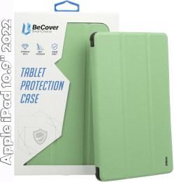 Чохол-книжка для планшета BeCover Soft Edge для Apple iPad 10th 2022/2024 10.9/iPad 2025 Green з кріпленням Apple Pencil (709183)