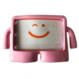 Накладка для планшета Infinity для Samsung Tab E 9.6 (T560/T561) Pink з ручками