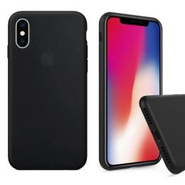 Чохол-накладка Infinity Silicone Case Full for iPhone X/XS (18) Black