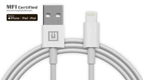 Дата-кабель REAL-EL EL123500055 USB (тато) - Lightning (тато) 1m White