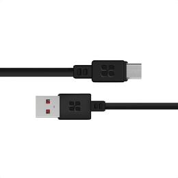 Дата-кабель Promate microcord-1 USB Type-A (тато) - microUSB (тато) 1.2m Black 2A