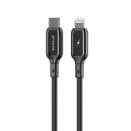 Дата-кабель Proove Flex Metal USB Type-C (тато)  -  Lightning (тато) 1m Black 27W