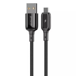 Дата-кабель Proove Dense Metal USB Type-A (тато)  -  microUSB (тато) 1m Black 2.4A