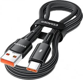 Дата-кабель Essager Sunset EXC120-CGA01-P USB Type-A (тато)  -  USB Type-C (тато) 2m Black