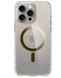 Чохол-накладка Spigen для Apple iPhone 15 Pro Ultra Hybrid MagFit Gold (ACS06718)