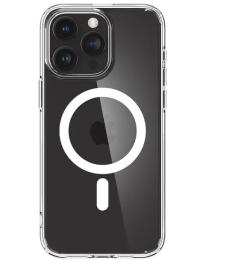 Чохол-накладка Spigen для Apple iPhone 15 Pro Ultra Hybrid MagFit White (ACS06715)