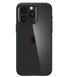 Чохол-накладка Spigen для iPhone 15 Pro Ultra Hybrid Matte Black (ACS06713)
