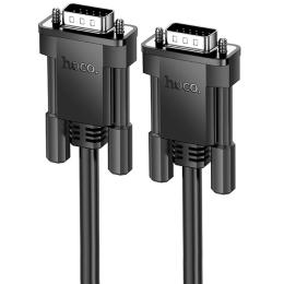 Відео-кабель Hoco US11 VGA (тато)- VGA (тато) HD 1m Black