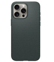 Чохол-накладка Spigen для Apple iPhone 15 Pro Liquid Air Abyss Green (ACS06706)
