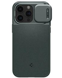 Чохол-накладка Spigen для Apple iPhone 15 Pro Max Optik Armor MagFit Abyss Green (ACS06600)