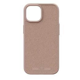 Чохол-накладка Njord Fabric MagSafe Case для iPhone 15 Pink Sand (NA51FA12)