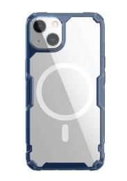 Чохол-накладка Nillkin Nature Pro Magnetic для Apple iPhone 15 (6.1) Transparent Blue