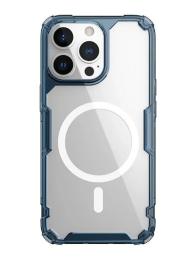 Чохол-накладка Nillkin Nature Pro Magnetic для Apple iPhone 15 Pro Max (6.7) Transparent Blue
