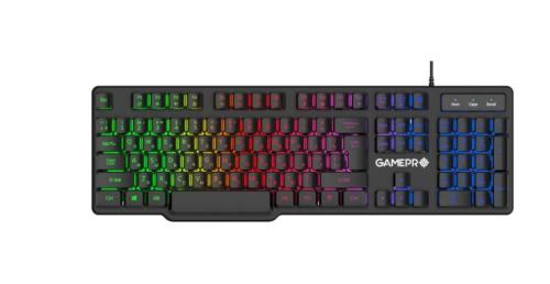 Клавіатура GamePro GK380 Black (ENG/UKR/RU)