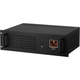 Джерело безперебійного живлення 2E RE2000 Black 2000VA/1200W, RM 3U, LCD, USB, 3xSchuko