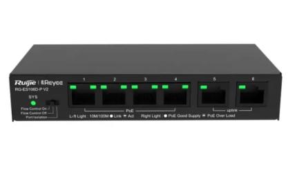 Світч Ruijie RG-ES106D-P V2