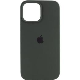 Чохол-накладка EpiK Silicone Case Full Protective для Apple iPhone 15 Cyprus Green