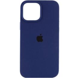 Чохол-накладка EpiK Silicone Case Full Protective для Apple iPhone 15 Pro Deep navy