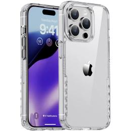 Чохол-накладка EpiK TPU + PC Multi-Color для Apple iPhone 15 Pro cClear