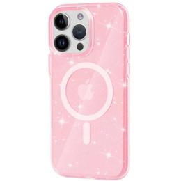 Чохол-накладка EpiK TPU Galaxy Sparkle (MagFit) для Apple iPhone 12 Pro/12 Pink
