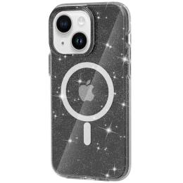 Чохол-накладка EpiK TPU Galaxy Sparkle (MagFit) для Apple iPhone 15 Black