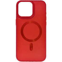 Чохол-накладка EpiK TPU + Glass Sapphire Midnight Open Camera with MagSafe для Apple iPhone 15 Red