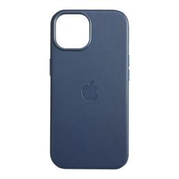 Чохол-накладка EpiK Leather Case with MagSafe and Animation для Apple iPhone 15 Blue