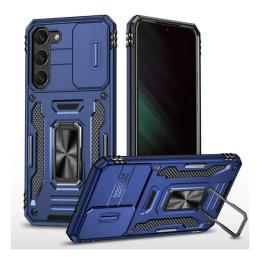 Чохол-накладка EpiK Camshield Army Ring для Samsung Galaxy S21 FE Navy
