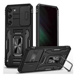 Чохол-накладка EpiK Camshield Army Ring для Samsung Galaxy S21 FE Black