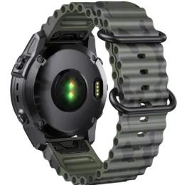 Ремінець для смарт-годинника Infinity Ocean Starp 22 mm watch band Camo Green